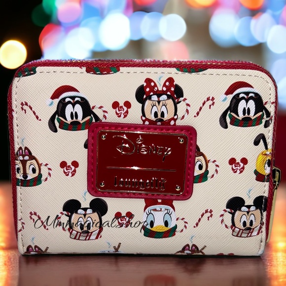 Disney Hot Cocoa AOP Mini Backpack with Headband Combo with Matching Zip Wallet - Picture 7 of 9